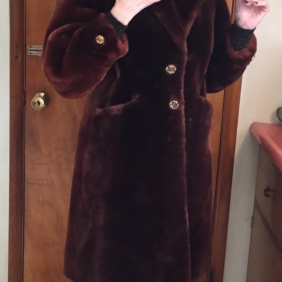 VINTAGE 1950 MOUTON COAT - Picture 3 of 6